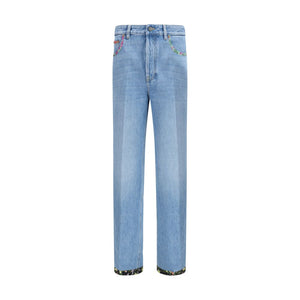 Valentino Jeans with floral details