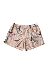 Dolce & Gabbana Peach Birds Printed Beachwear Shorts Swimwear