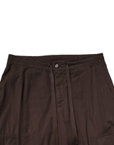 Dolce & Gabbana Brown Cotton Cargo Jogger Men Pants
