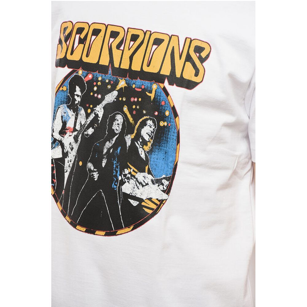 Junya Watanabe Cotton SCORPIONS Crew Neck T-Shirt with Print