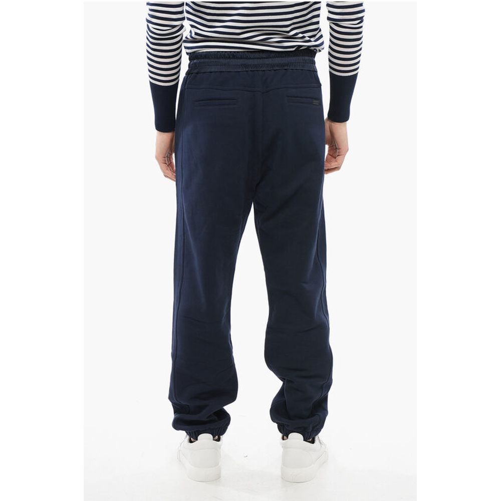 Saint Laurent Cuffed Cotton Sweatpants