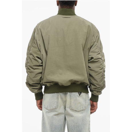 1989 Studio Nylon Bomber Jacket with Back Embossed Logo