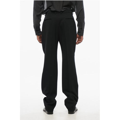 Saint Laurent Double-pleated Wool 4-Pocketed Pants