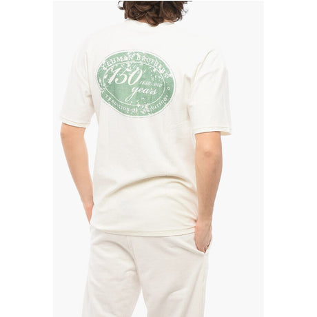 1989 Studio Cotton LEHMAN BROTHERS Crew-neck T-shirt with Back Print