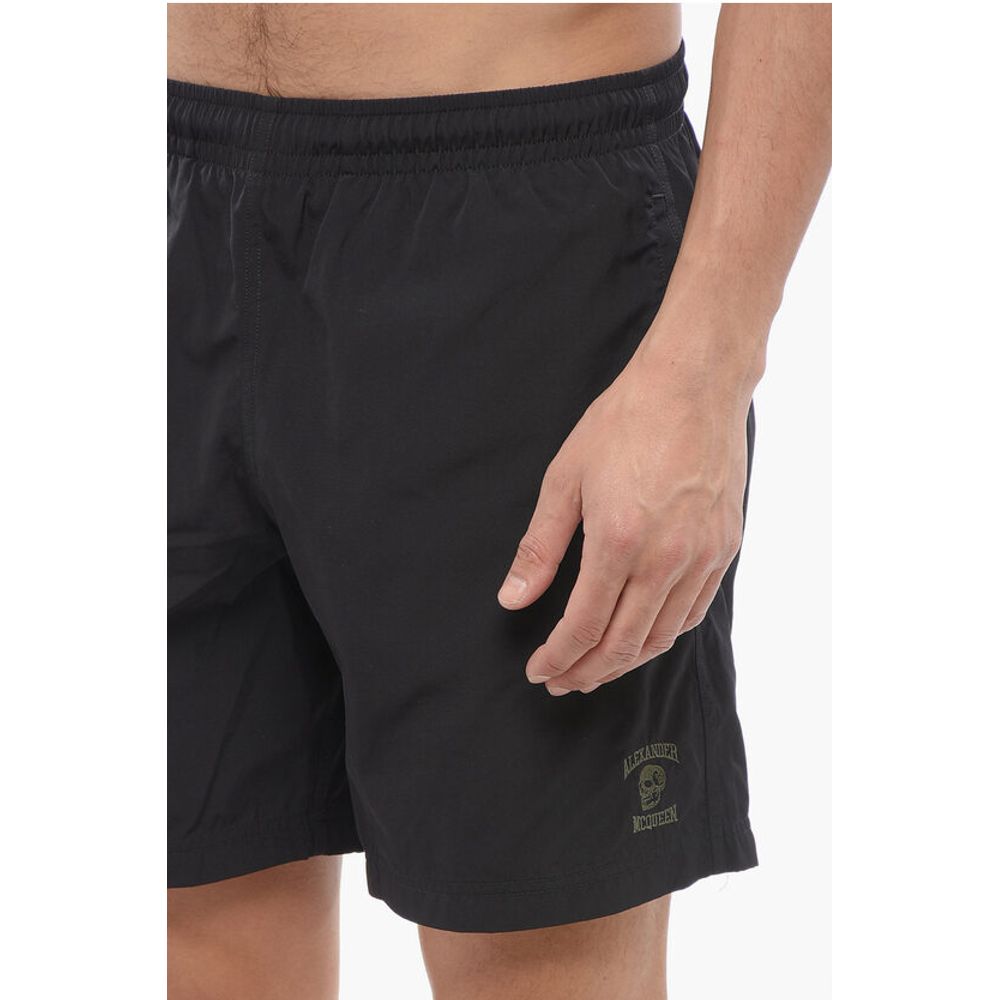 Alexander McQueen Embroidered Logo SKULL Swimshorts