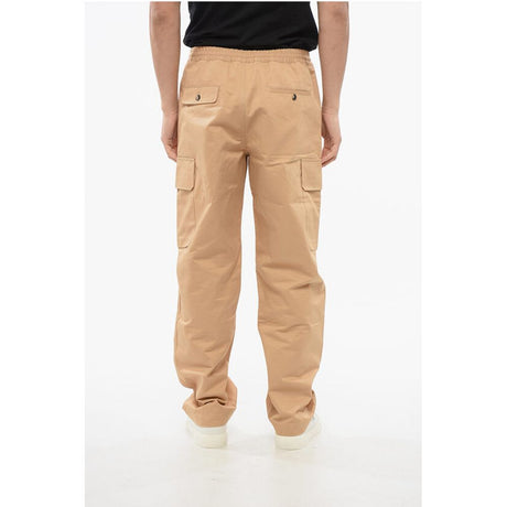 Marni Cotton Cargo Pants with Elastic Waistband