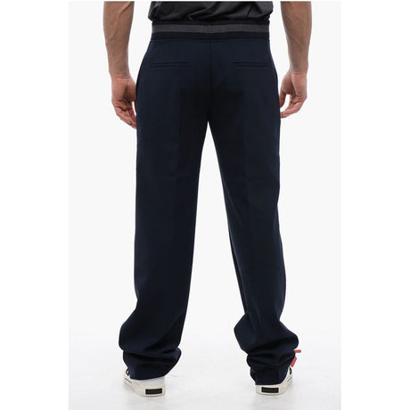 Off-White Varsity TECH DRILL Pants With Elastic Waist