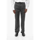 Givenchy Virgin Wool Blend Pants with Elastic Waistband