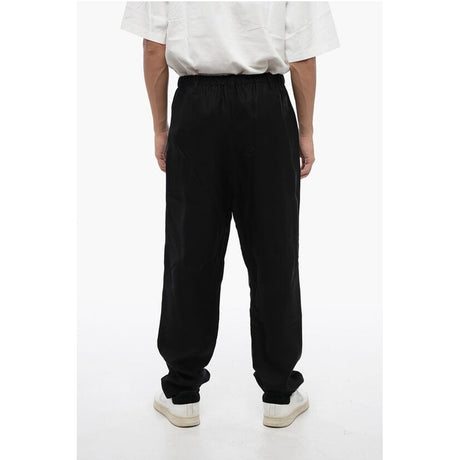Saint Laurent 2-Pocket Viscose Blend Pants with Elastic Waistband