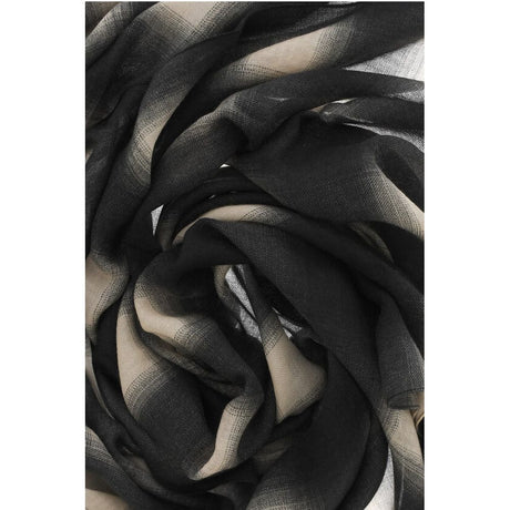 Givenchy Check Cashmere Scarf
