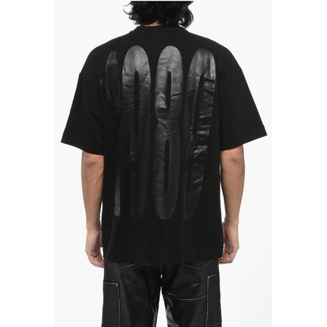 1989 Studio Cotton Crew-neck T-shirt with Maxi Print on the Front