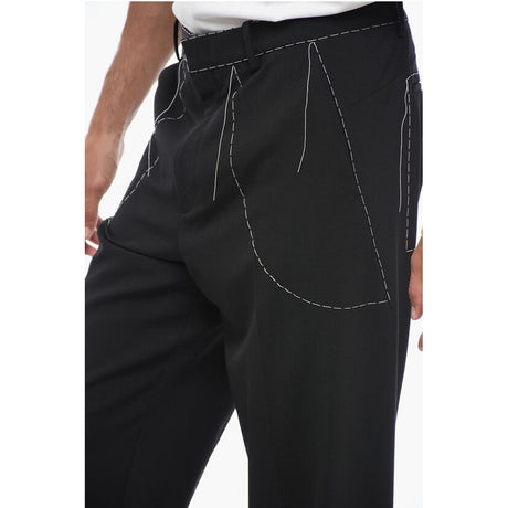 Off-White Tailoring Pants with Stitch Detailing
