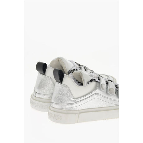 Marcelo Burlon Metallic Leather TICINELLA Low-Top Sneakers