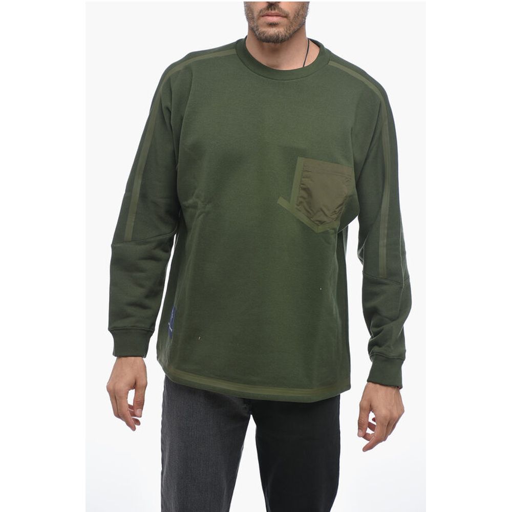 Paul & Shark WHITE MOUNTAINEERING Brushed Cotton Crew-neck Sweatshirt wit