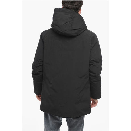Woolrich Cotton and Nylon CLEVELAND Down Jacketwith Hidden Closure