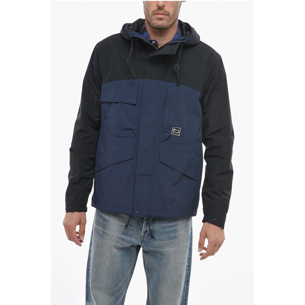 Woolrich Two-Tone MOUNTAIN STROLL Utility Jacket with Hood