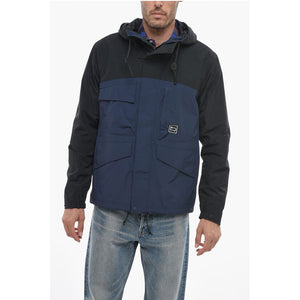 Woolrich Two-Tone MOUNTAIN STROLL Utility Jacket with Hood