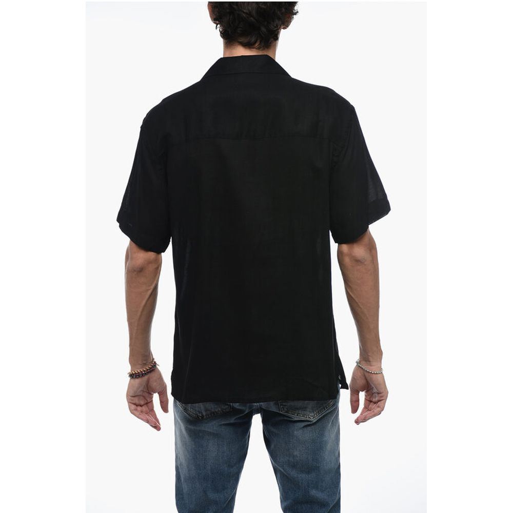 Vision of Super Flame Print Bowling Shirt