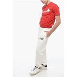 Moncler Fleece Joggers with Logo Patch
