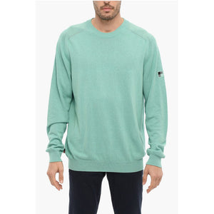 Woolrich Cotton and Linen Crew-neck Sweater