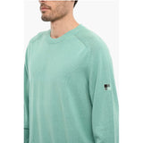 Woolrich Cotton and Linen Crew-neck Sweater