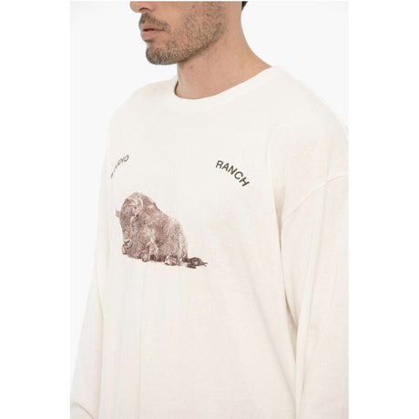 1989 Studio Long Sleeve STUDIO RANCH Crew-neck T-Shirt with Front Print