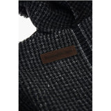Ermenegildo Zegna Houndstooth Scarf with Fringes