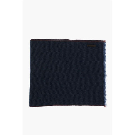 Ermenegildo Zegna herringbone patterned cashmere scarf