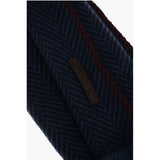 Ermenegildo Zegna herringbone patterned cashmere scarf