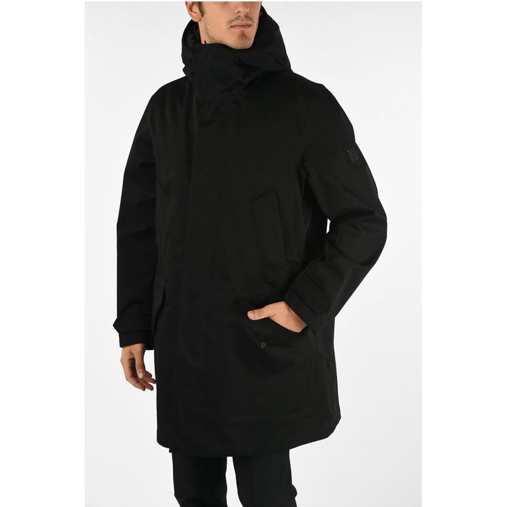 Woolrich hidden closure down jacket