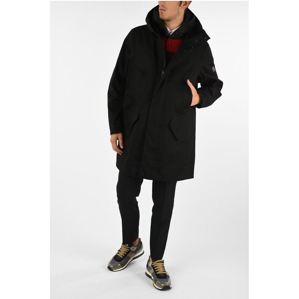 Woolrich hidden closure down jacket