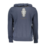 Cavalli Class Blue Cotton Men Sweater