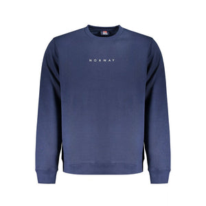 Norway 1963 Blue Cotton Men Sweater