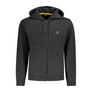 Hugo Boss Black Cotton Men Sweater
