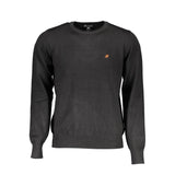 U.S. Grand Polo Black Nylon Men Sweater