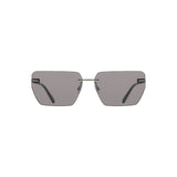 Calvin Klein Gray Metal Men Sunglass