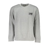 Cavalli Class Brown Cotton Men Sweater