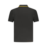 K-WAY Black Cotton Polo Shirt