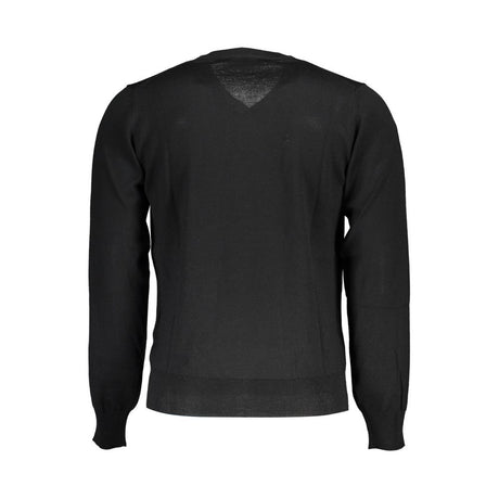 K-WAY Black Wool Men Sweater