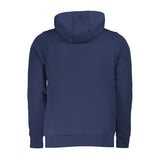 Norway 1963 Blue Cotton Men Hooded Sweater
