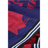 Dsquared² Two-Tone CANADIAN TEAM Scarf with Contrasting Details