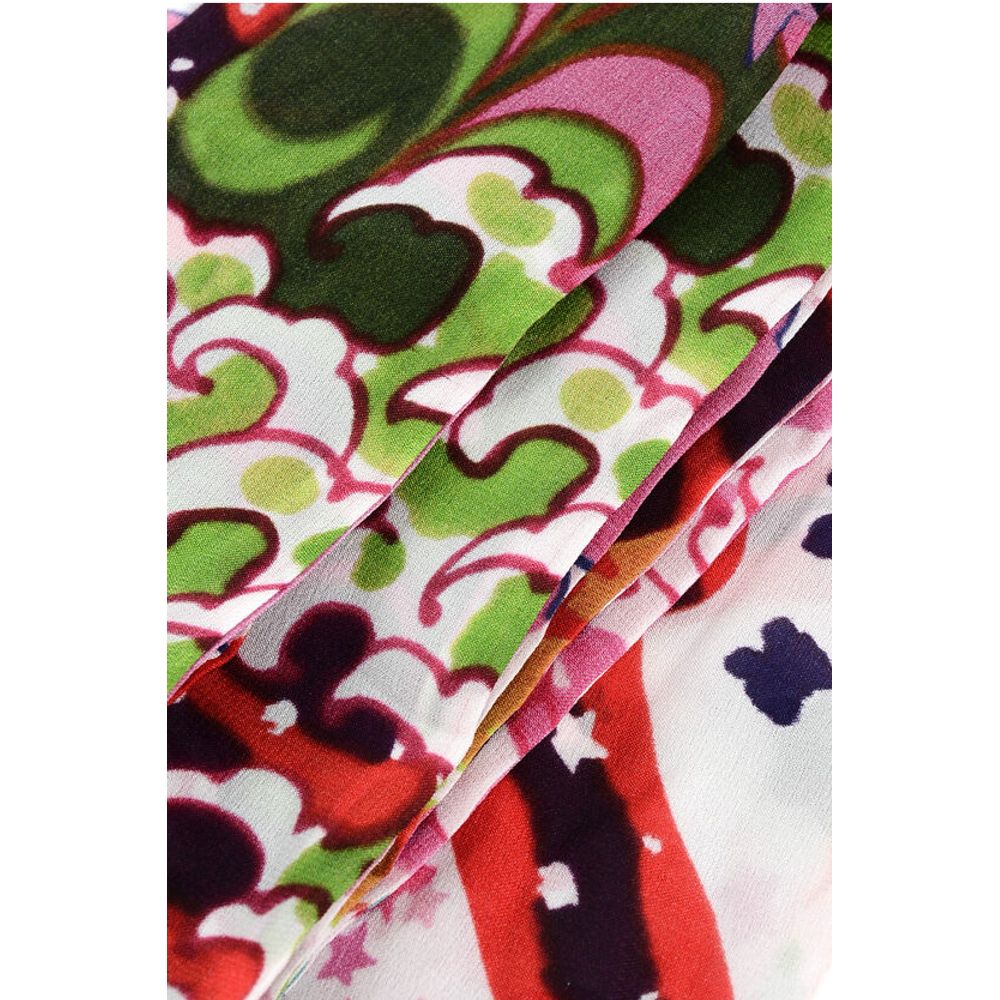 Dsquared² Patterned Silk Slim Foulard