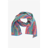 Dsquared² Jacquard Wool Scarf with All-Over Logo