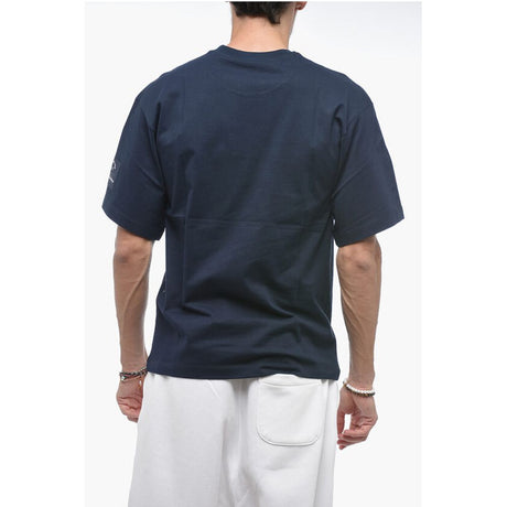 Paul & Shark WHITE MOUNTAINEERING Solid Color Crew-neck T-Shirt with Prin