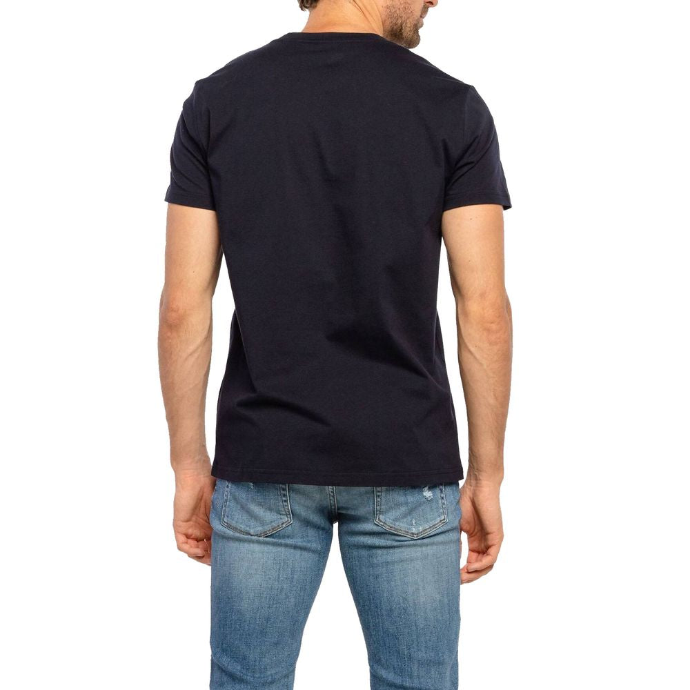 Balmain Blue Cotton T-Shirt