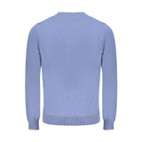North Sails Blue Cotton Men Sweater