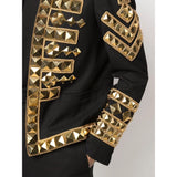 Balmain Black Acetate Men's Blazer