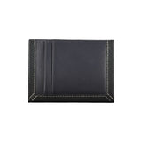 Tommy Hilfiger Sleek Blue Leather Card Holder with Contrast Detail