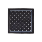 Dolce & Gabbana Black Silk Pocket Square