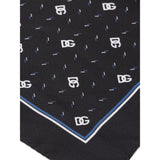 Dolce & Gabbana Black Silk Pocket Square